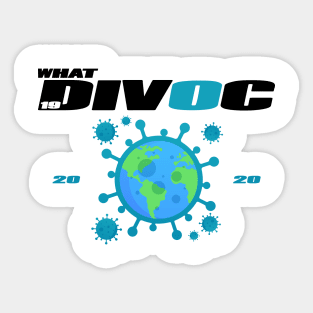 What Divoc 19 Sticker